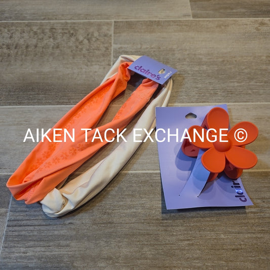 Claire's Hair Bundle - 1 Claw Clip, 2 Headbands