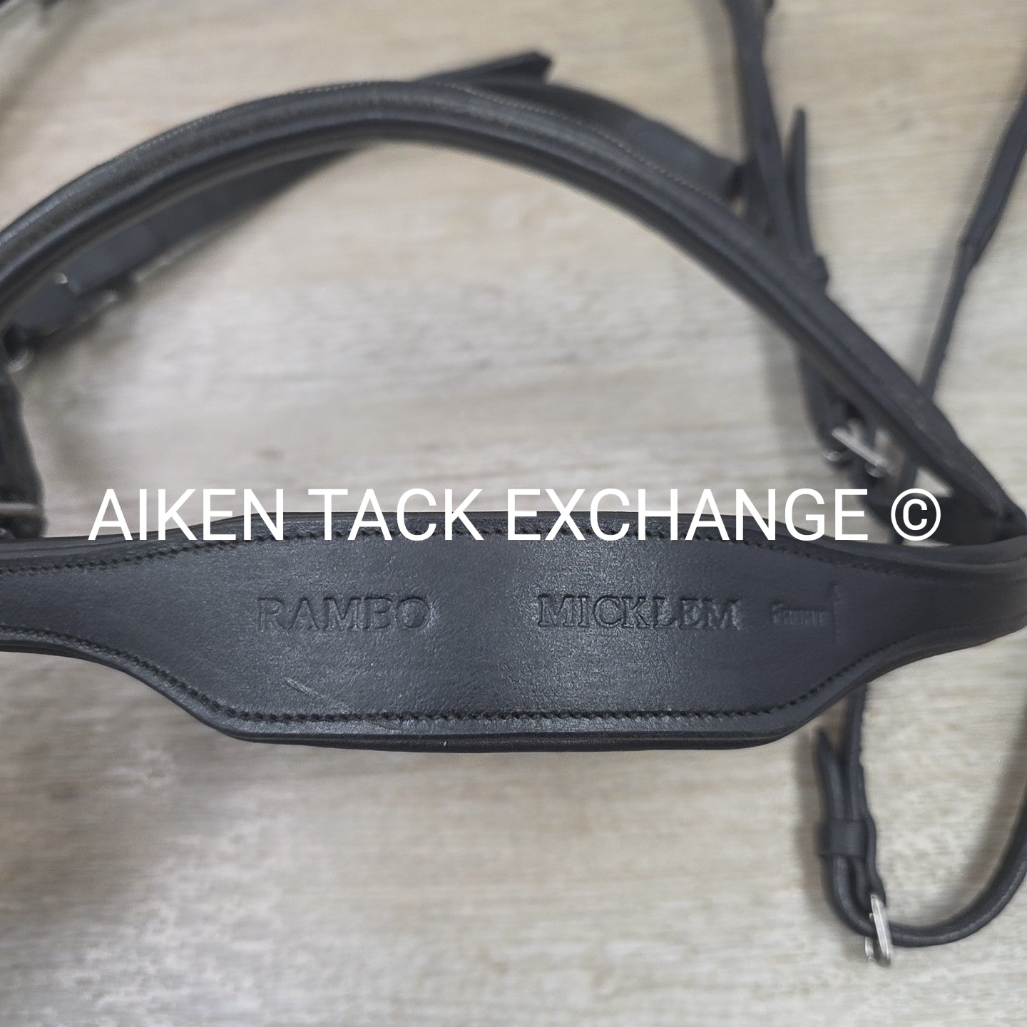 Horseware Rambo Micklem Fancy Stitched Anatomic Bridle with Rubber Reins, Missin