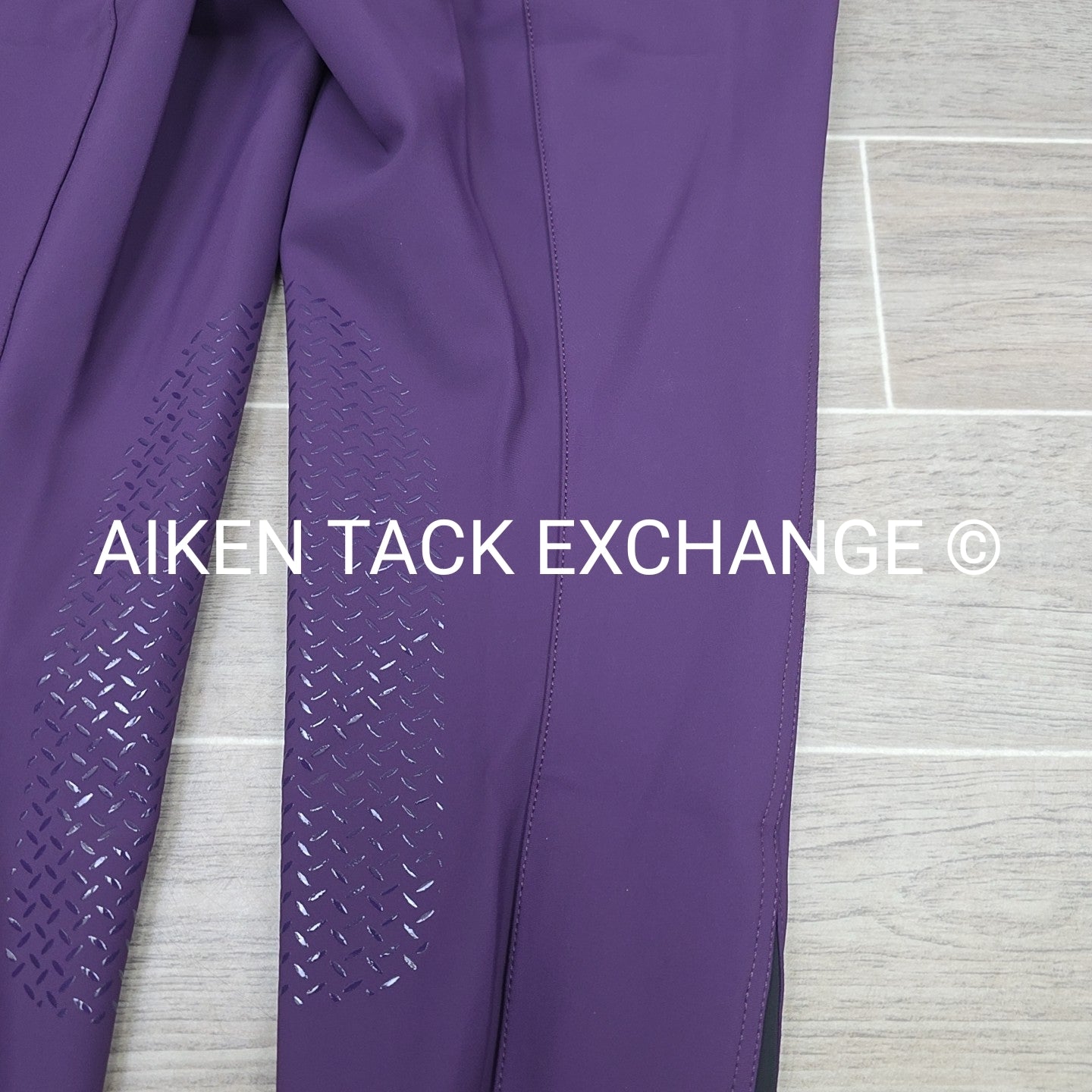 KL Select Gabrielle Knee Patch Breeches, Purple, Women's Size 34R