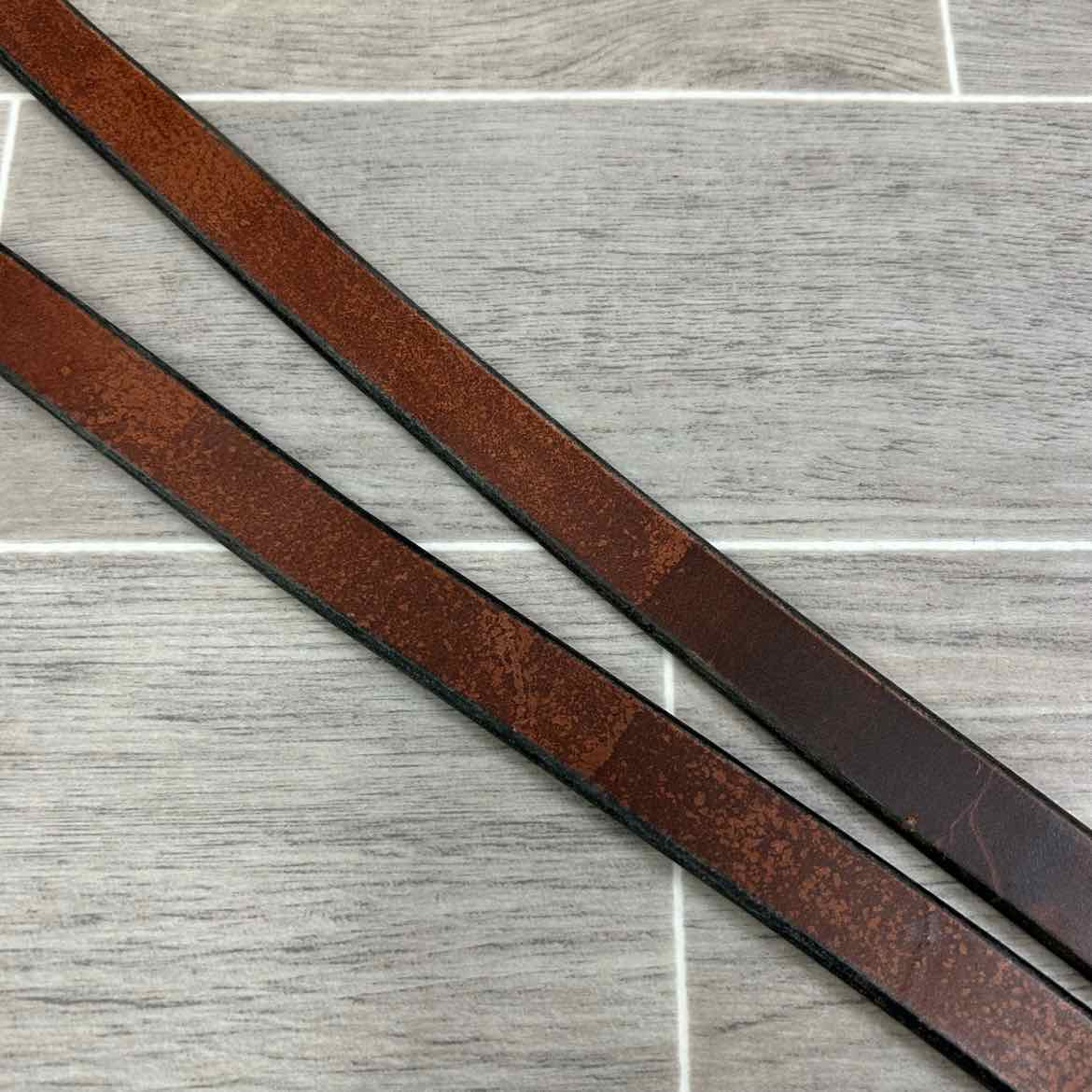 English Stirrup Leathers, Made in England, Brown, 54"