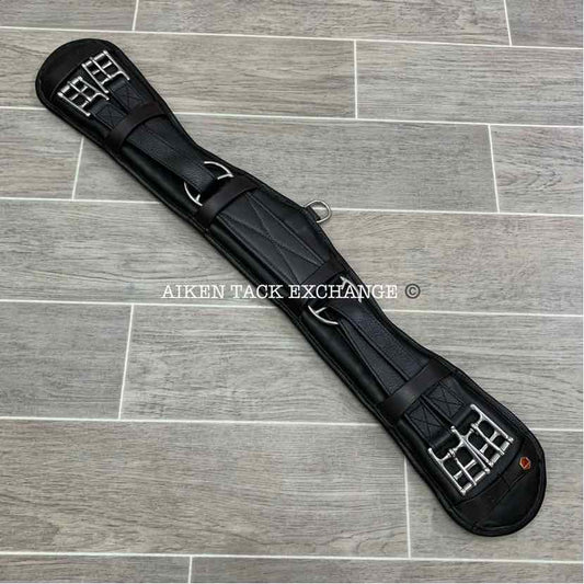 Albion Humane Padded Leather Dressage Girth, Brown, 26"