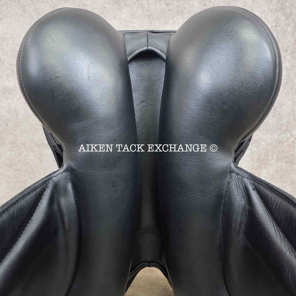 2017 Custom Saddlery Advantage Monoflap Dressage Saddle, 18" Seat, Adjustable Tree, Wool Flocked Panels