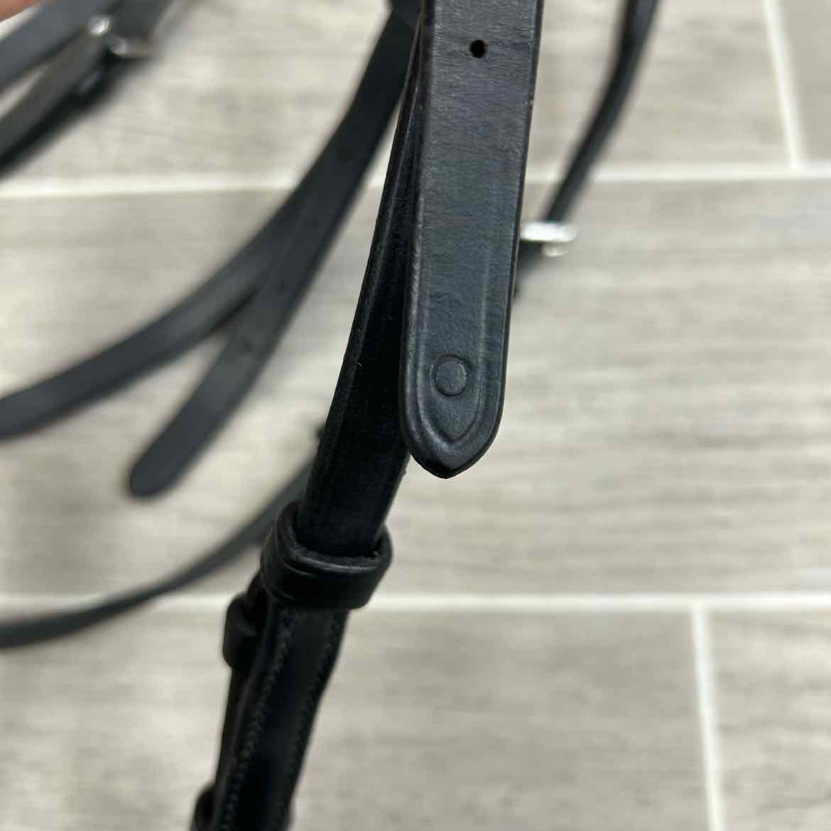 Ovation Berlin Anatomic Dressage Bridle (No Reins), Black, Oversize
