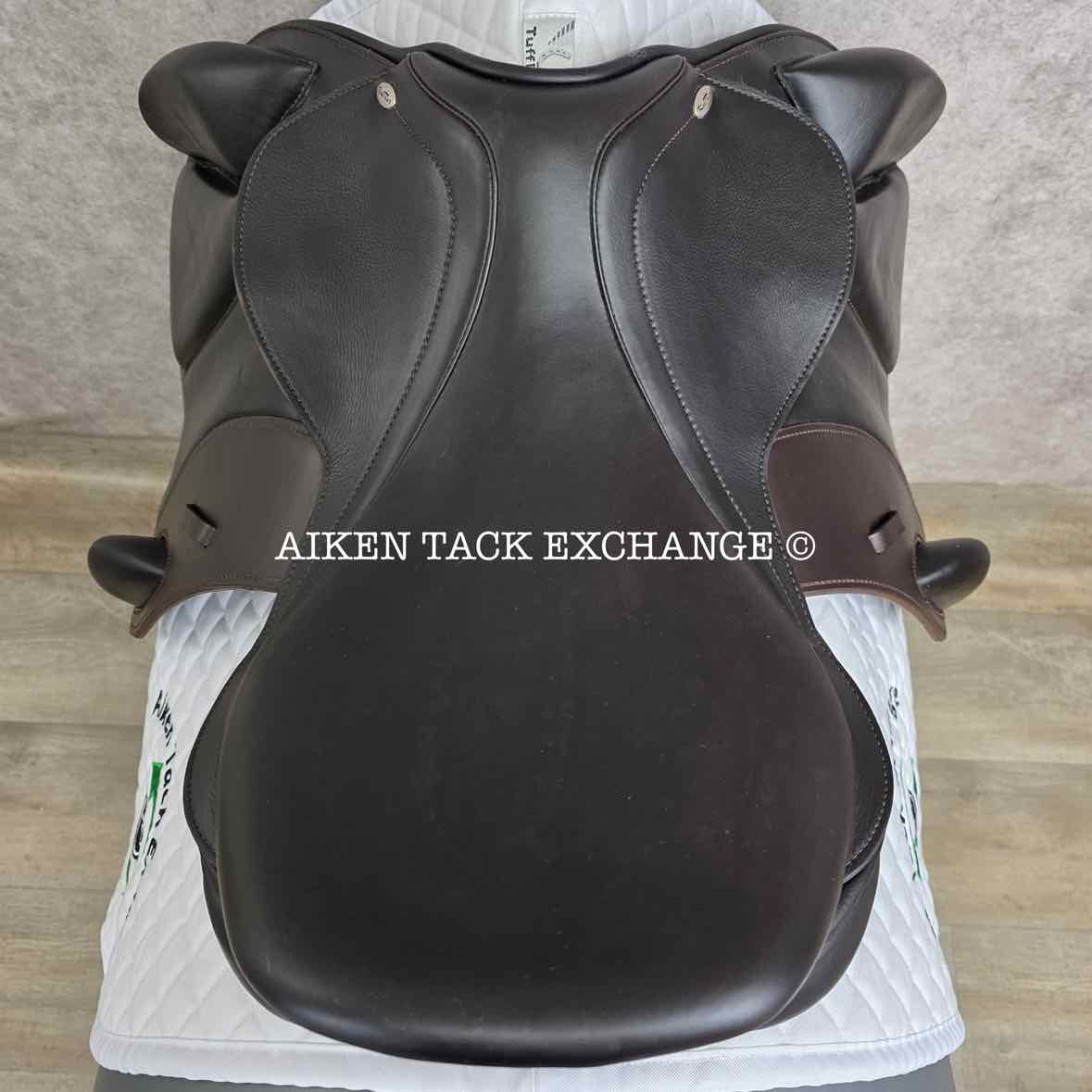 2025 Kentaur Eventer II Monoflap Jump Saddle, 17.5" Seat, Medium Wide Tree, Wool Flocked Panels