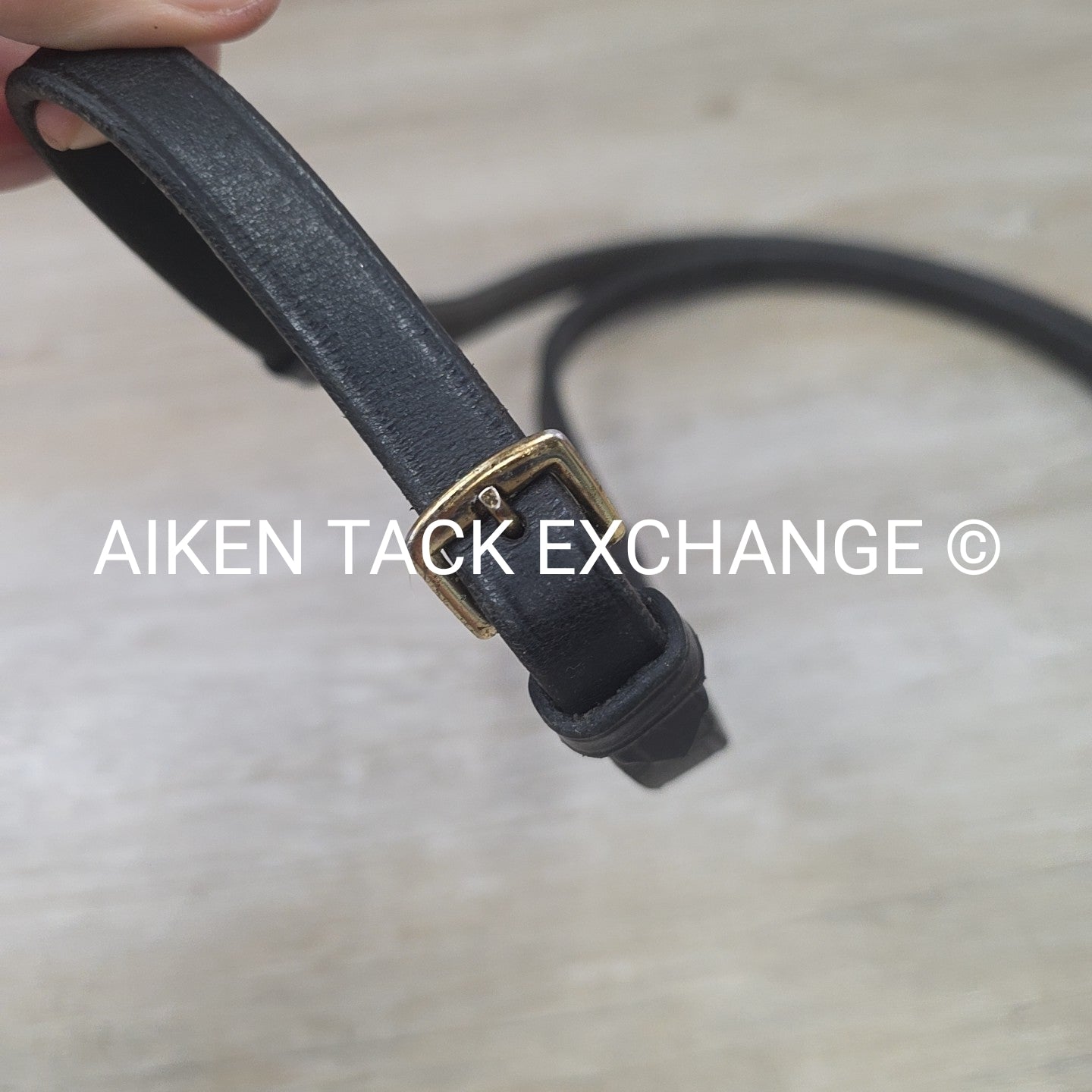 Rhinegold Flash Dressage Bridle with Matching Rubber Reins, Black with Gold, Siz