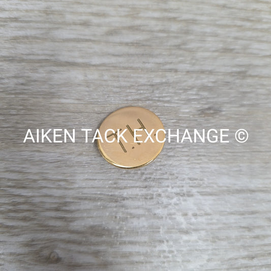 Tryon Hounds Brass Button, Large