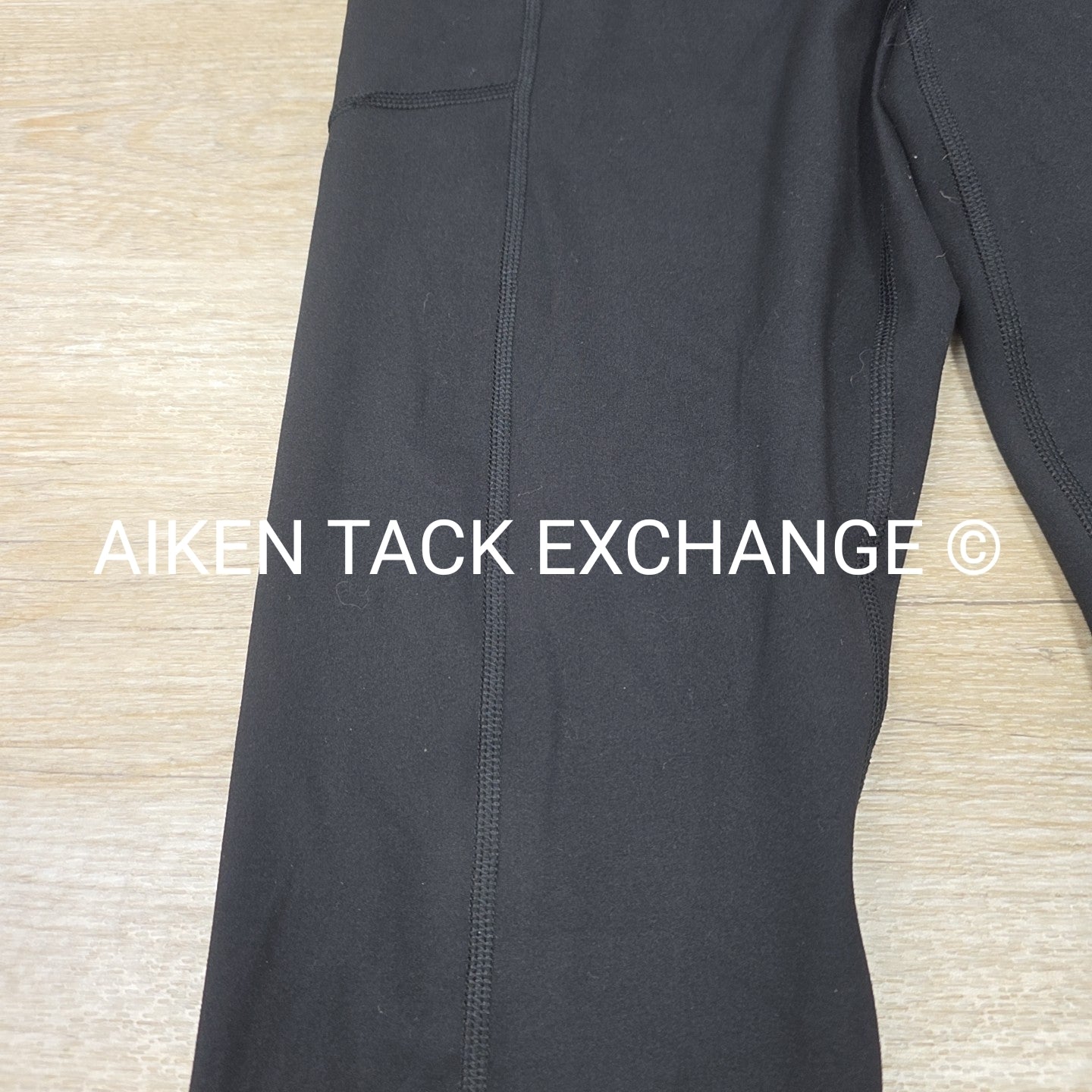 Yogalicious Lux Hi-Rise Tribeca Ankle Tights w/ Pockets, Women's Size L