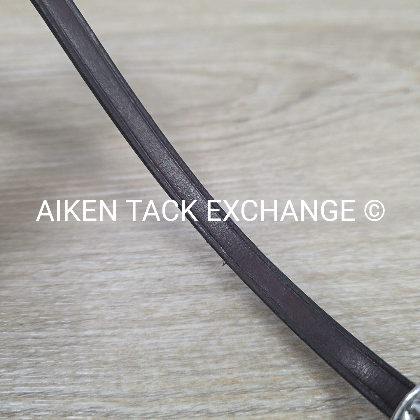 Leather Bradoon Hander, Hook Studs, Brown, Size Cob