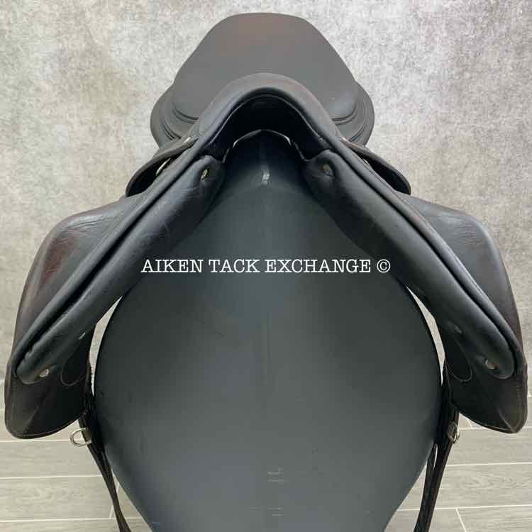**SOLD** 2008 Antares Comfort Monoflap Jump Saddle, 18" Seat, 3AA Flap, Medium Wide Tree, Foam Panels, Buffalo Leather