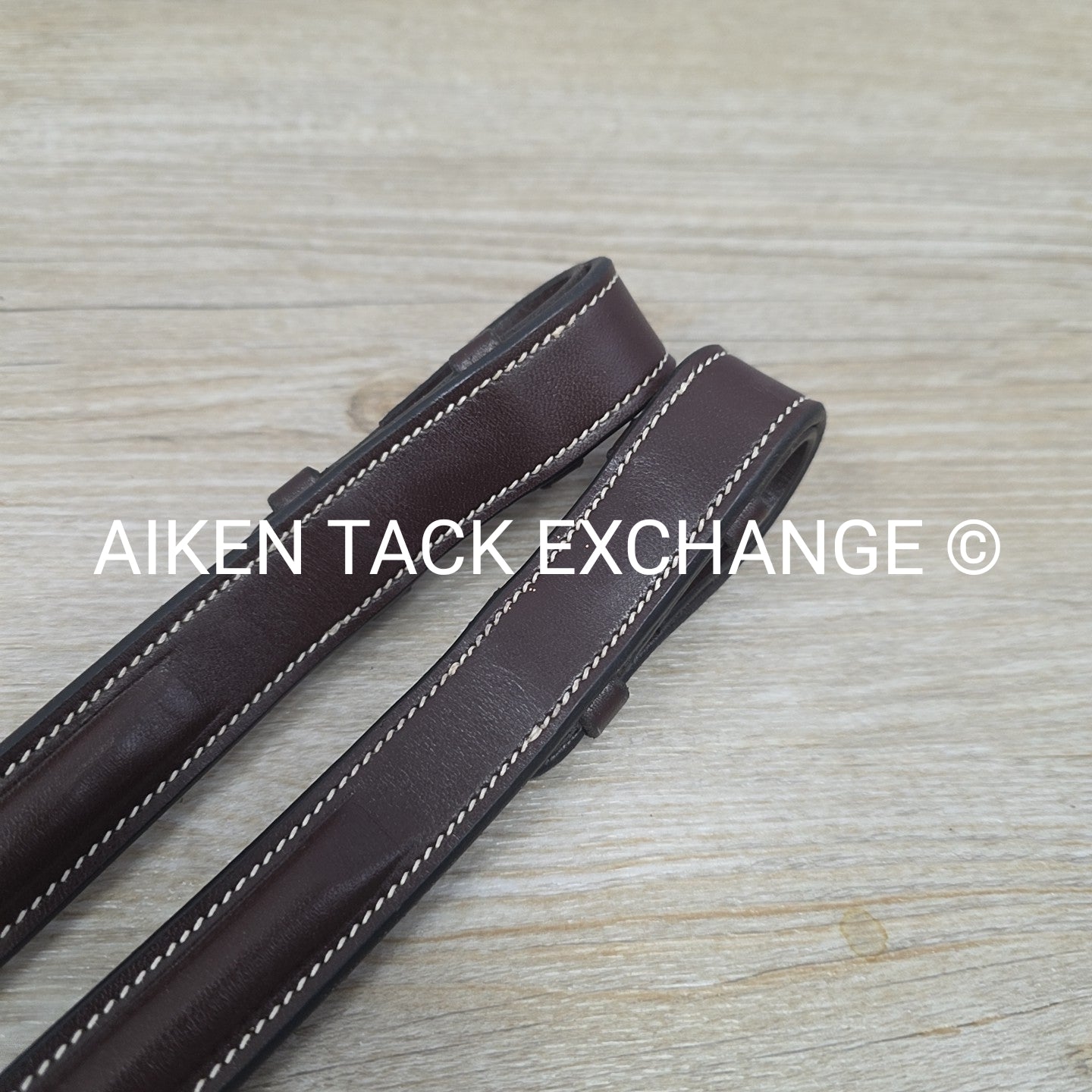 Nunn Finer Elena Laced Reins, Brown, 58"