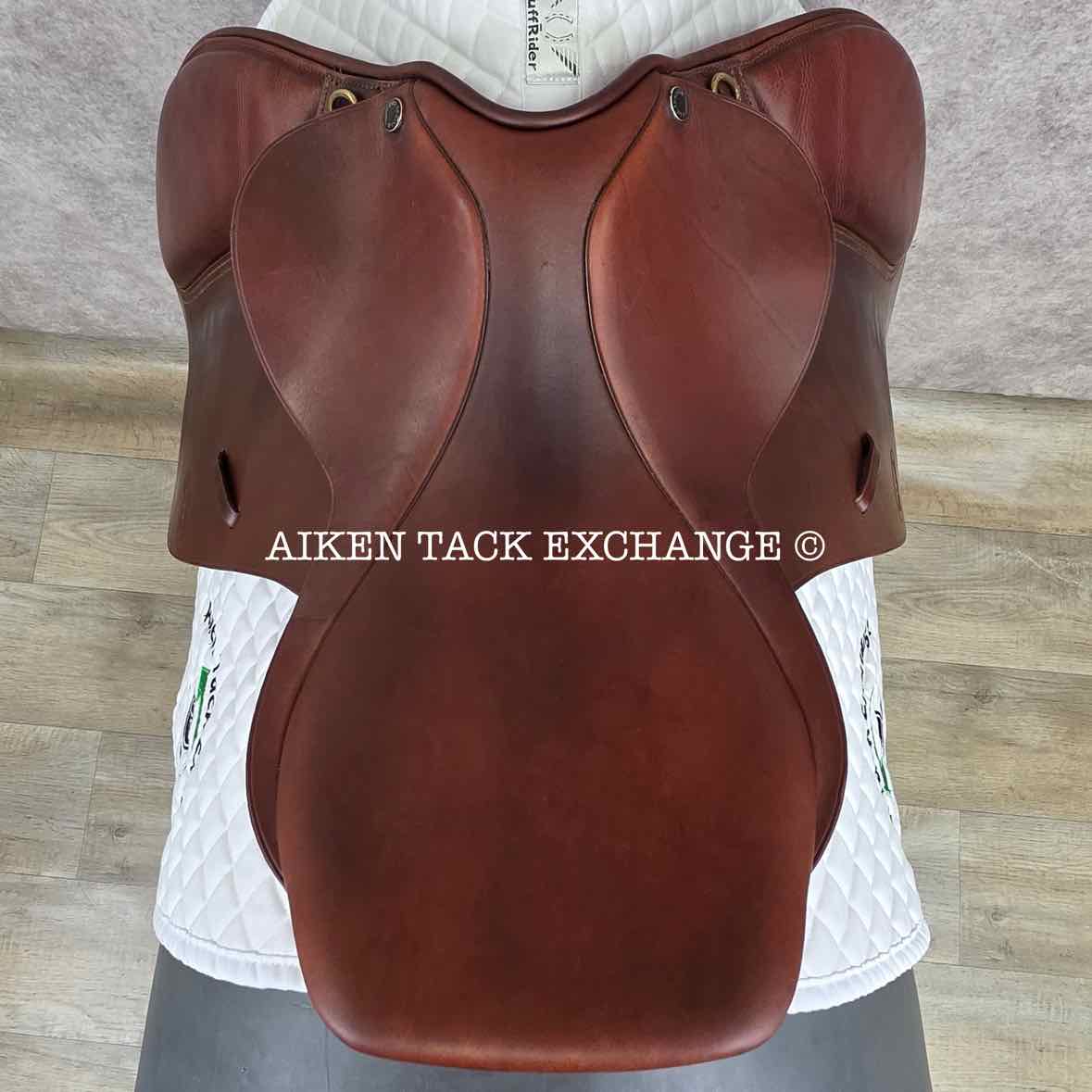 Thornhill Pro-Trainer 24K Platinum Series Close Contact Jump Saddle, 16.5" Seat, Medium Tree, Foam Panels