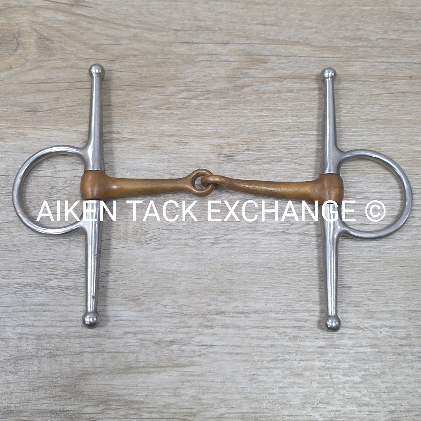 Partrade Single Joint Copper Full Cheek Bit 5"