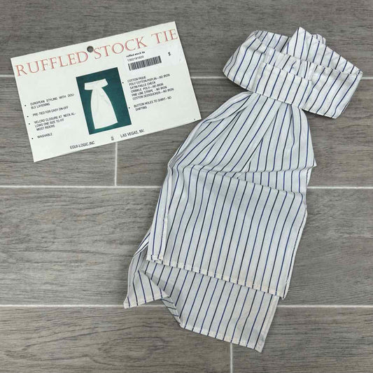 Equi-Logic Ruffled Pre Tied Stock Tie