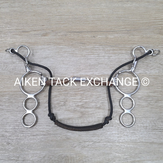 Myler 3 Ring Combination Bit with Low Port Comfort Snaffle MB 04 5.5"
