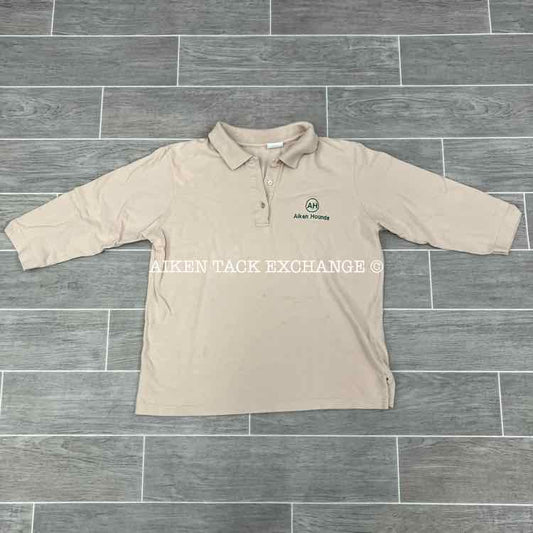 Aiken Hounds Short Sleeve Polo Shirt, Size Large