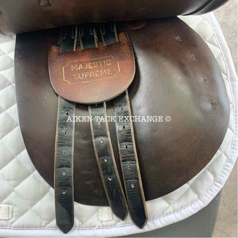 Majestic Supreme Close Contact Saddle, 17" Seat, Medium/Medium Narrow Tree, Foam Panels