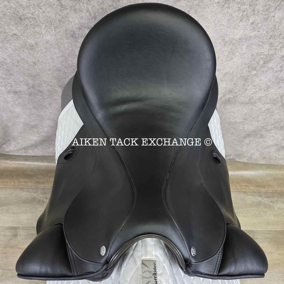 2020 Patrick Juno Monoflap Dressage Saddle, 17.5" Seat, Medium Wide Tree, Wool Flocked Panels