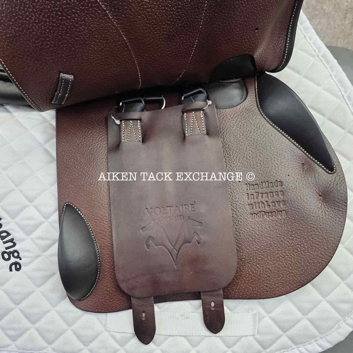 2019 Voltaire Stuttgart Jump Saddle, 17.5" Seat, 2A Flap, Medium Tree, PRO Panels, Full Buffalo Leather