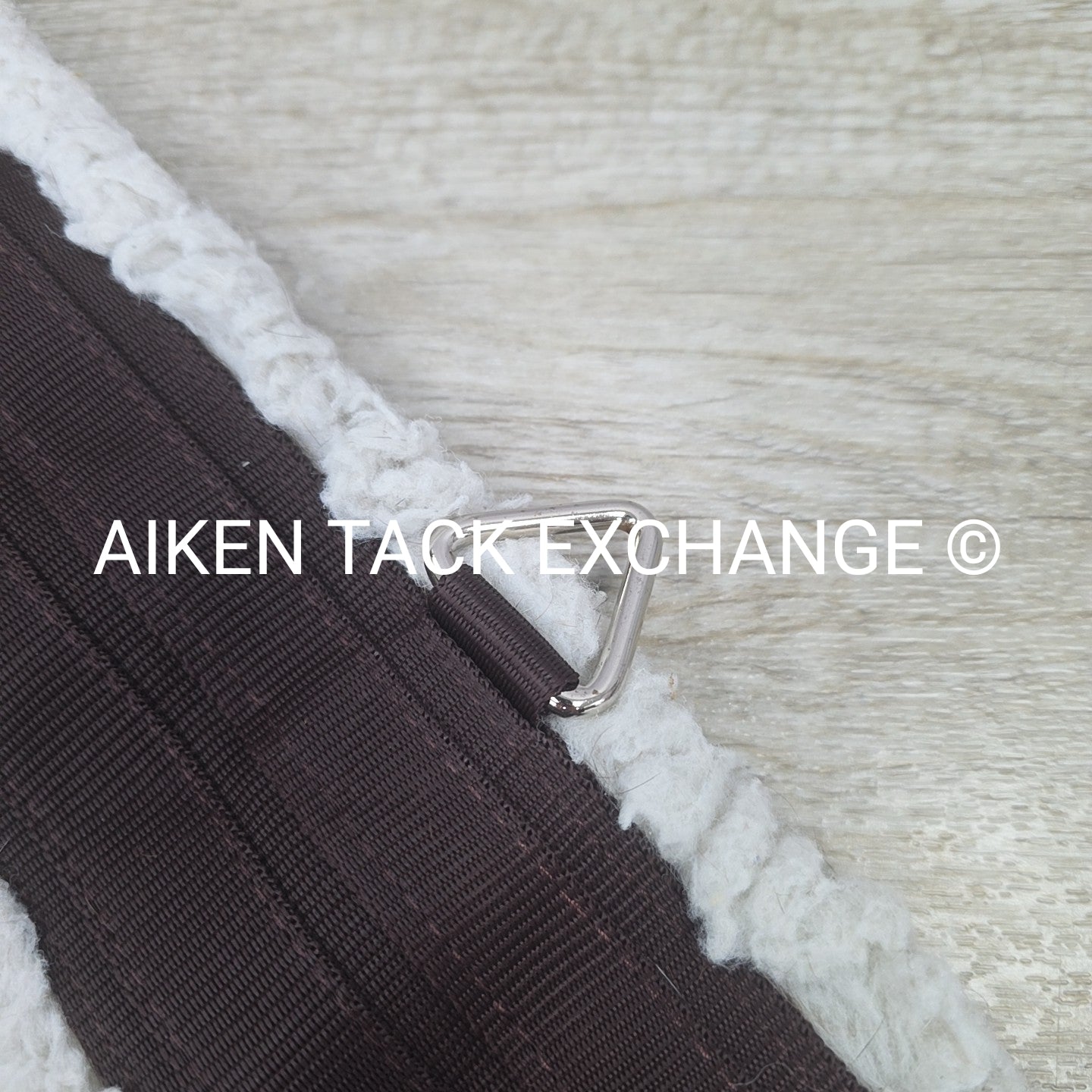 Fleece Girth with Double End Elastic, Brown, 48"