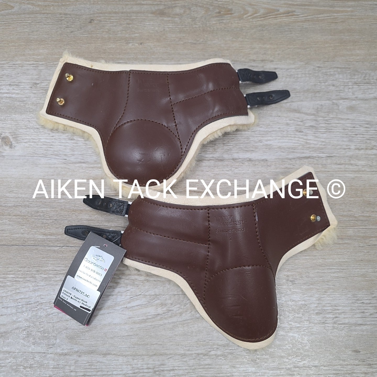 Courbette Laz Anliker Gygax Leather/Sheepskin Fetlock Boots, 2