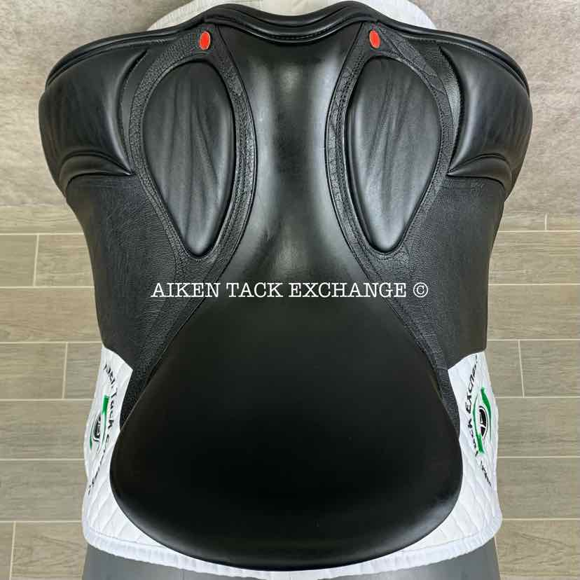 2023 SDL Lemke Buffalo Deluxe Dressage Saddle, 17.5" Seat, Medium Wide / Wide Tree, Wool Flocked Panels