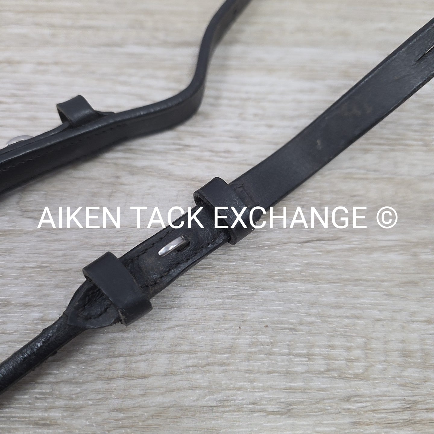 BARGAIN BUNDLE: Halter Ego & Unknown Brand Rubber Grip Lined Leather Reins, Blac