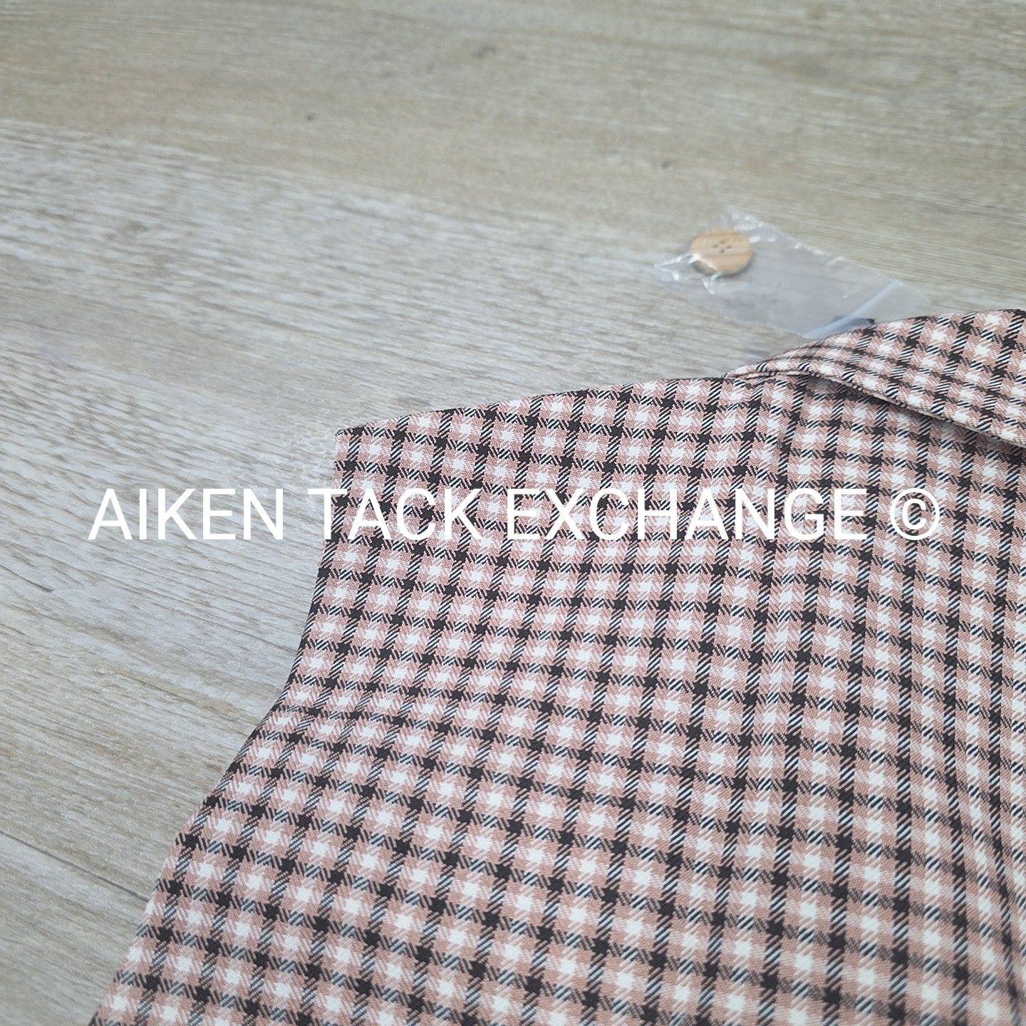 Allegra K Plaid Vest, Size Large