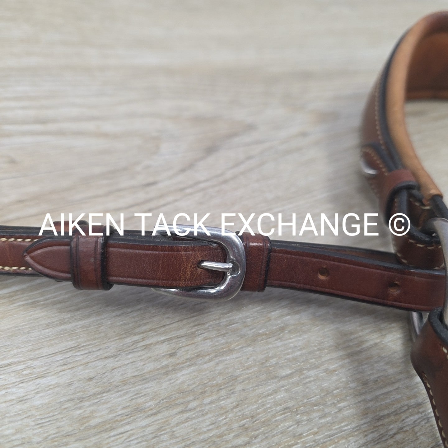 Antares Elastic Breastplate with Running Attachment, Brown, Size Cob (1)