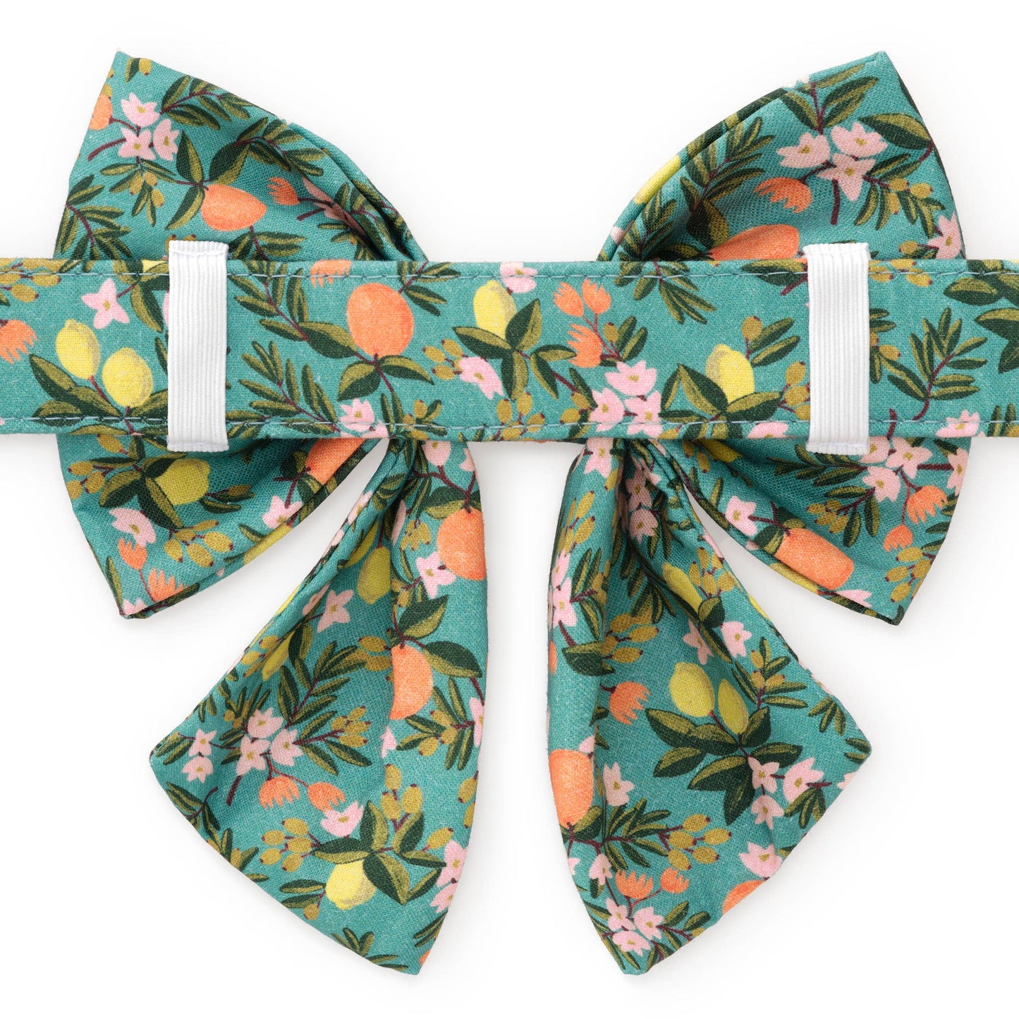 The Foggy Dog - Rifle Paper Co. x TFD Citrus Floral Lady Dog Bow: Small
