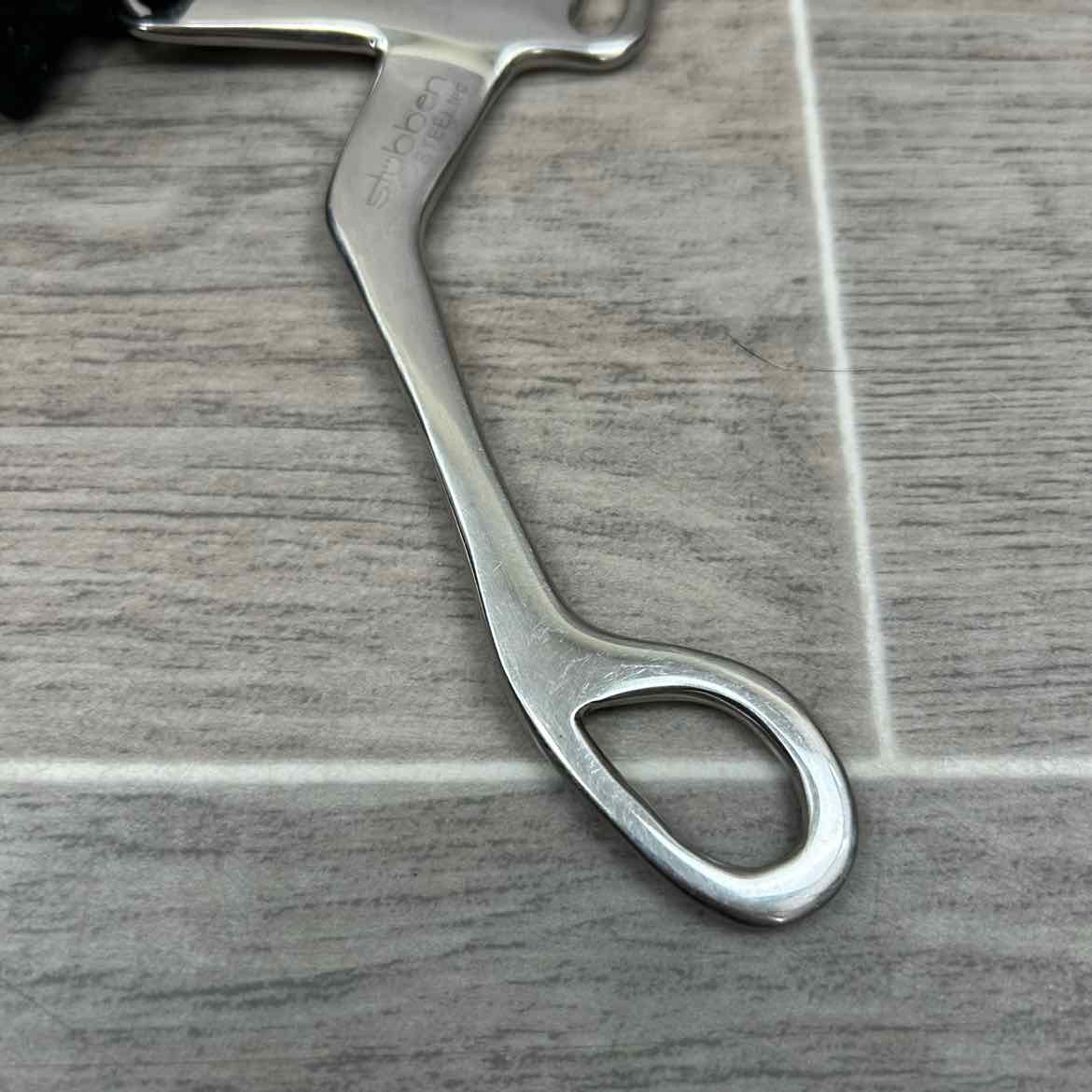 Stubben Steeltec Hackamore, Black, Size Full, Missing Strap