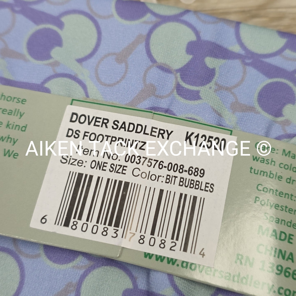 Dover Footprintz Riding Socks, One Size