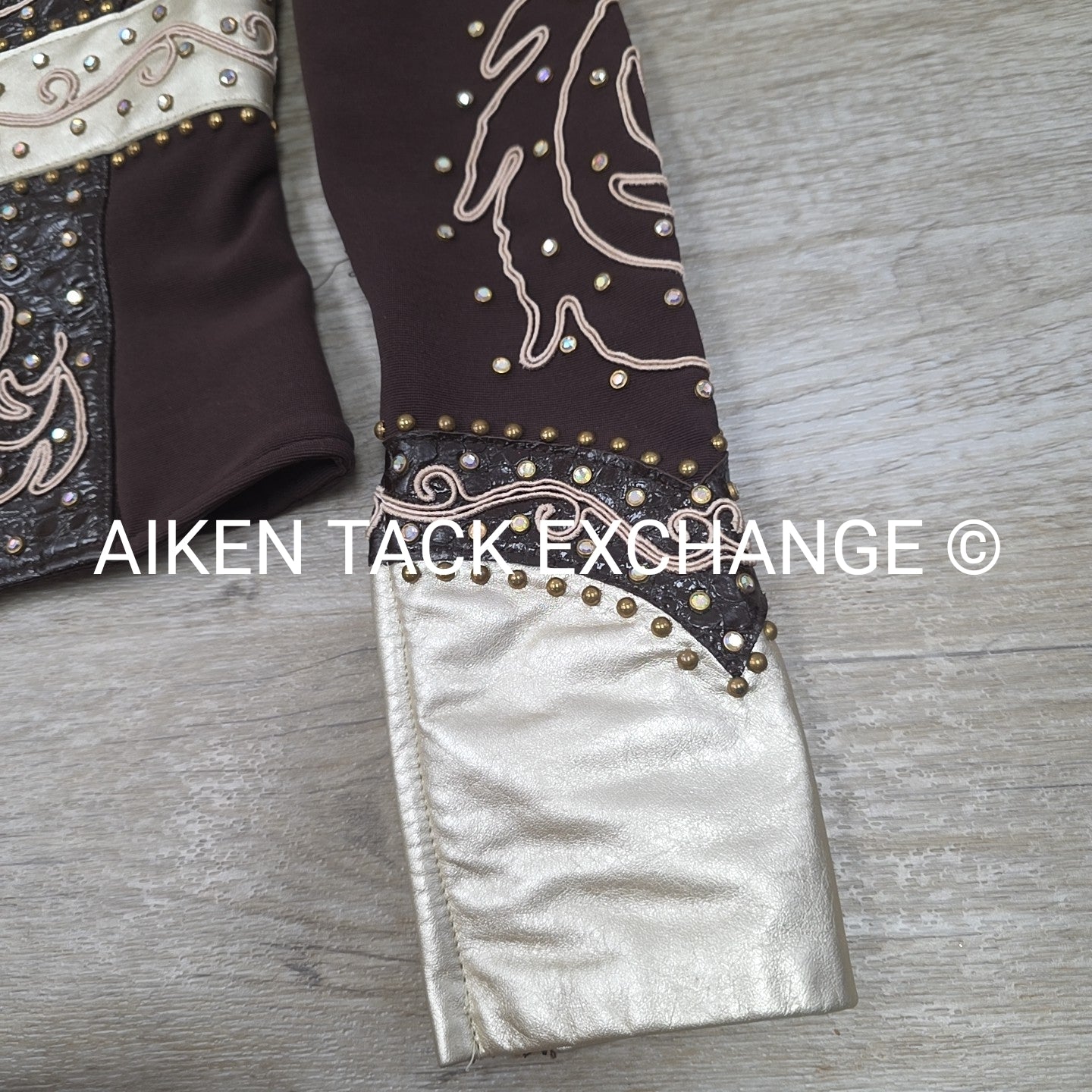 Dazzling Designs Leather Show Shirt & Pants Set, Women's XSmall, XLong