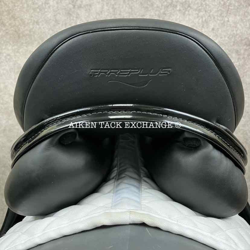 2018 Erreplus Freestyle Monoflap Dressage Saddle, 17" Seat, Adjustable Tree, Wool Flocked Panels