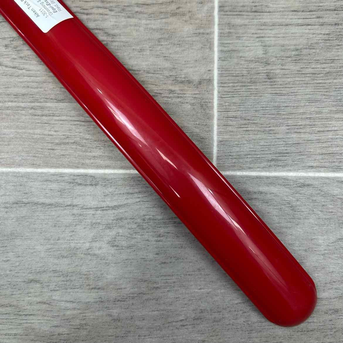 Equi-Essentials Curved Plastic Sweat Scraper, Red, Brand New