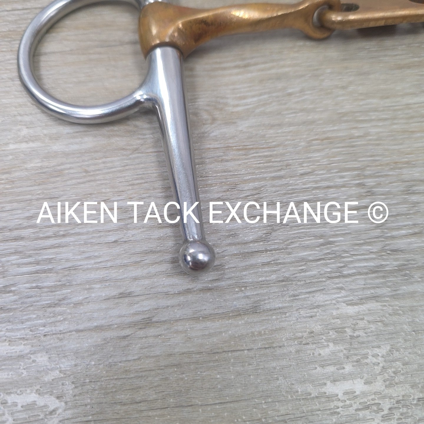 Copper Slow Twist French Link Full Cheek Bit 5.5"