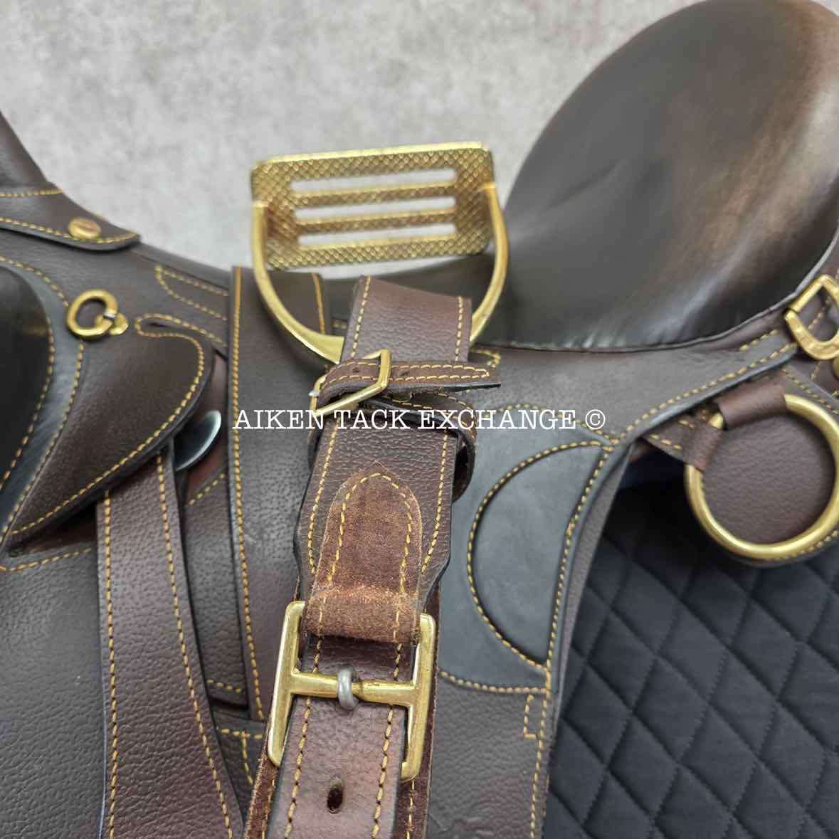 Down Under Saddle Supply Australian Stock Saddle, 16" Seat (Western) - 18" Seat (English), Medium Tree