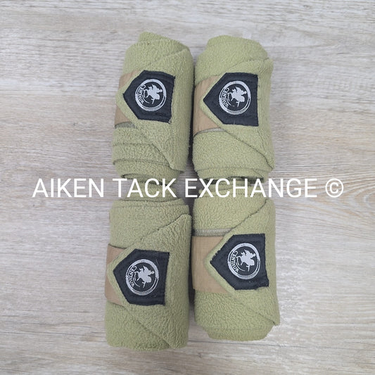 Centaur Fleece Polo Wraps, Olive Green, Set of 4