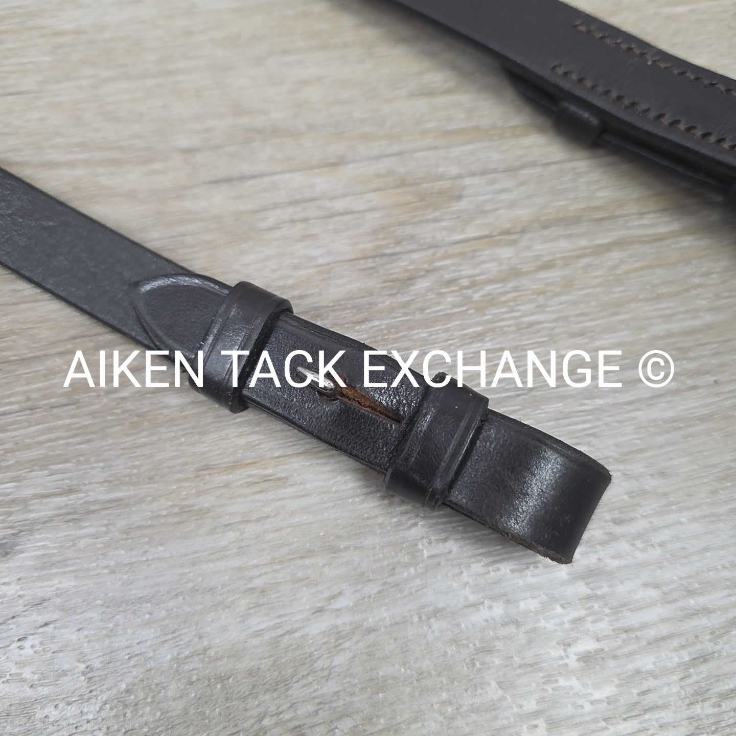 Leather Reins with Hand Stops, Brown, 54"