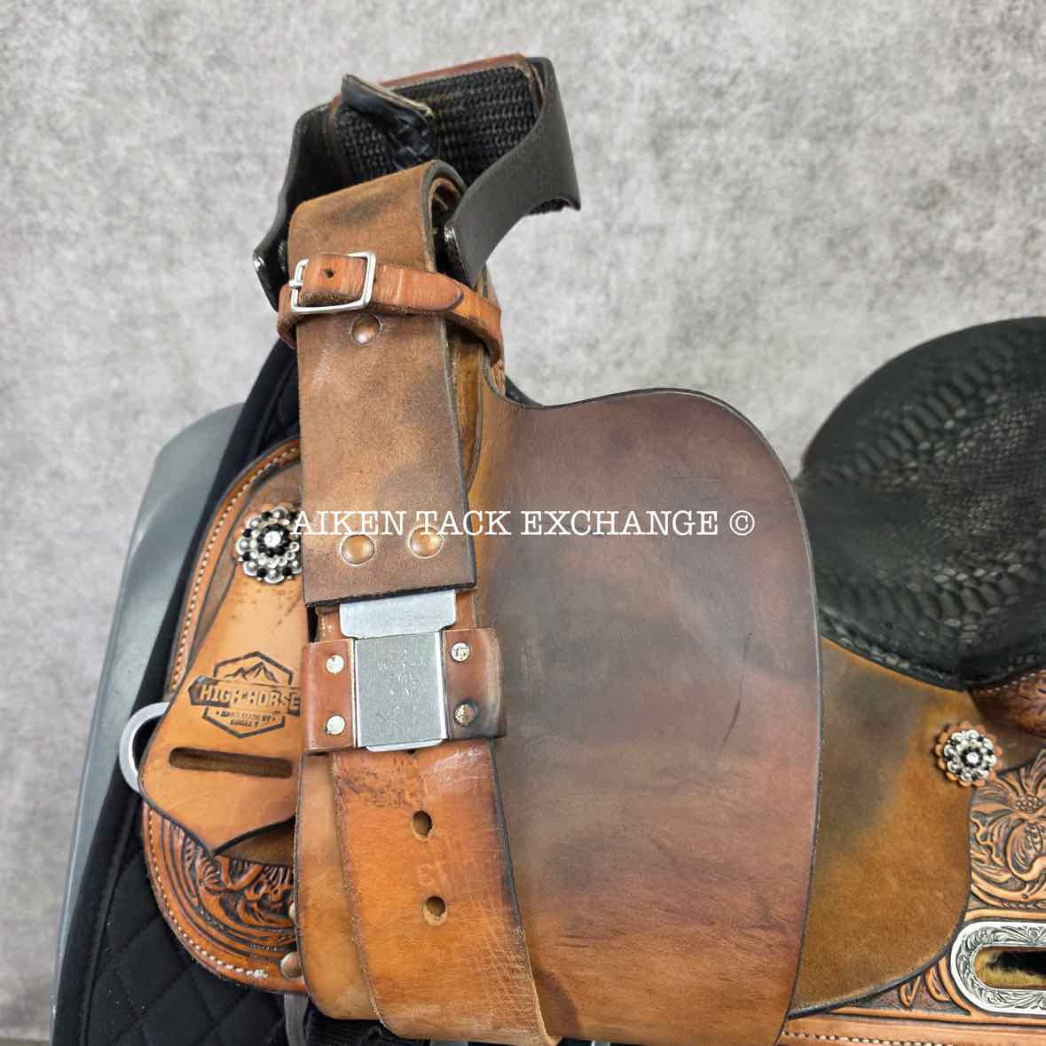 2020 High Horse 6224 Jewel Barrel Racing Western Saddle, 15" Seat, Regular Tree - Semi QH Bars
