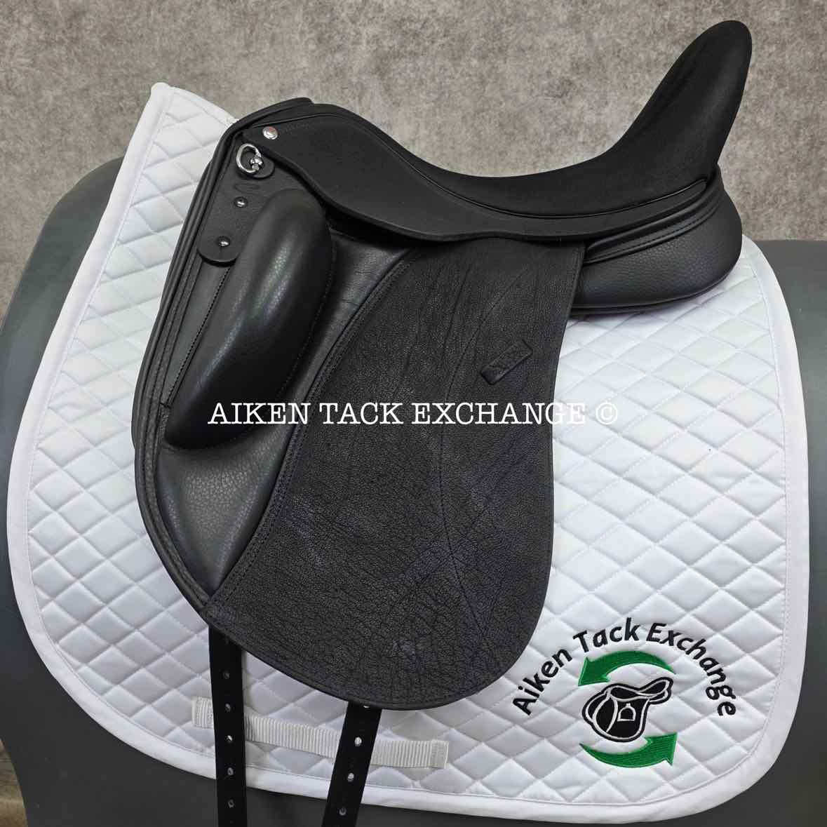 2025 Custom Saddlery Wolfgang Constanze 2 Monoflap Dressage Saddle, 17.5" Seat, Adjustable Tree, Wool Flocked Panels