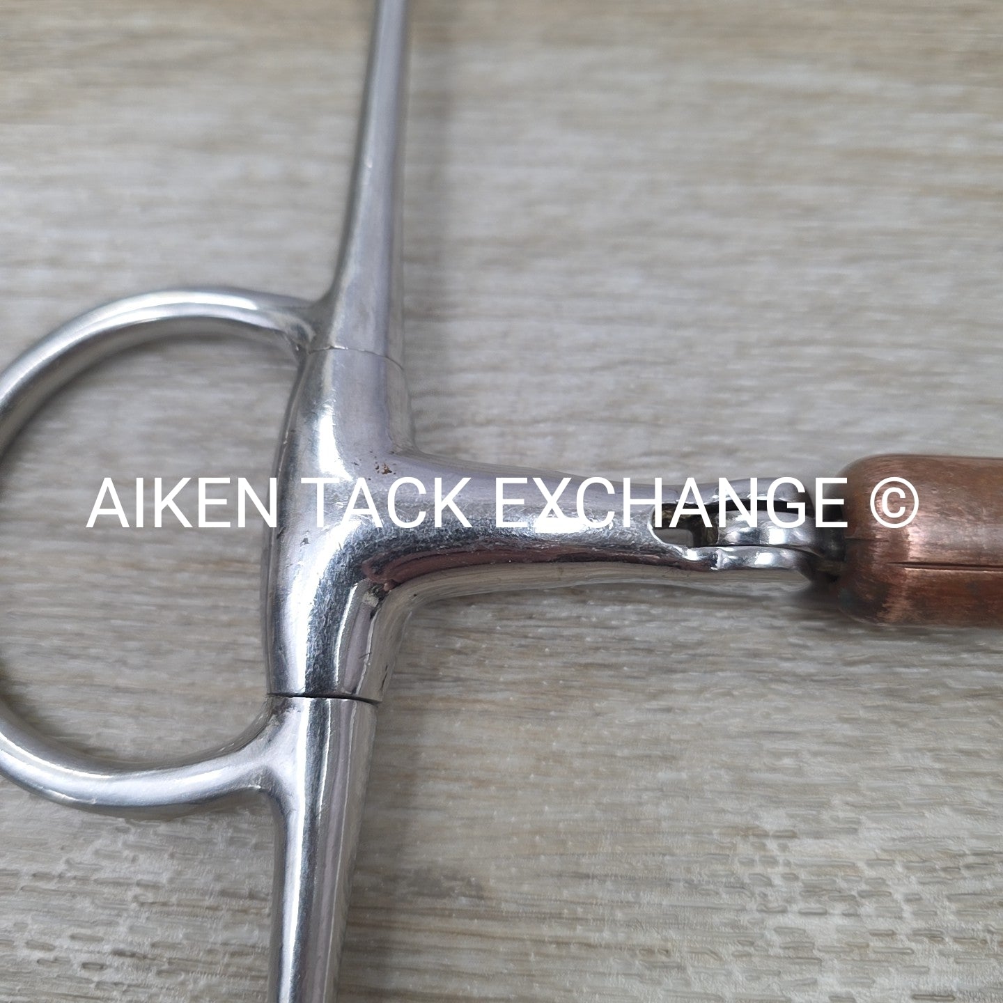 Full Cheek Double Hinge Bit with Copper Roller 5"