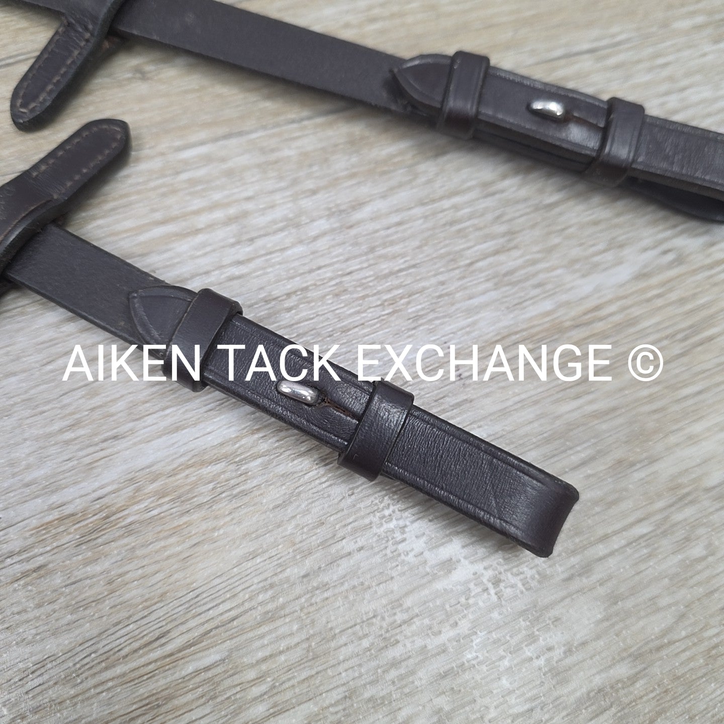 Schockemohle Rubber Reins, Brown, 56"