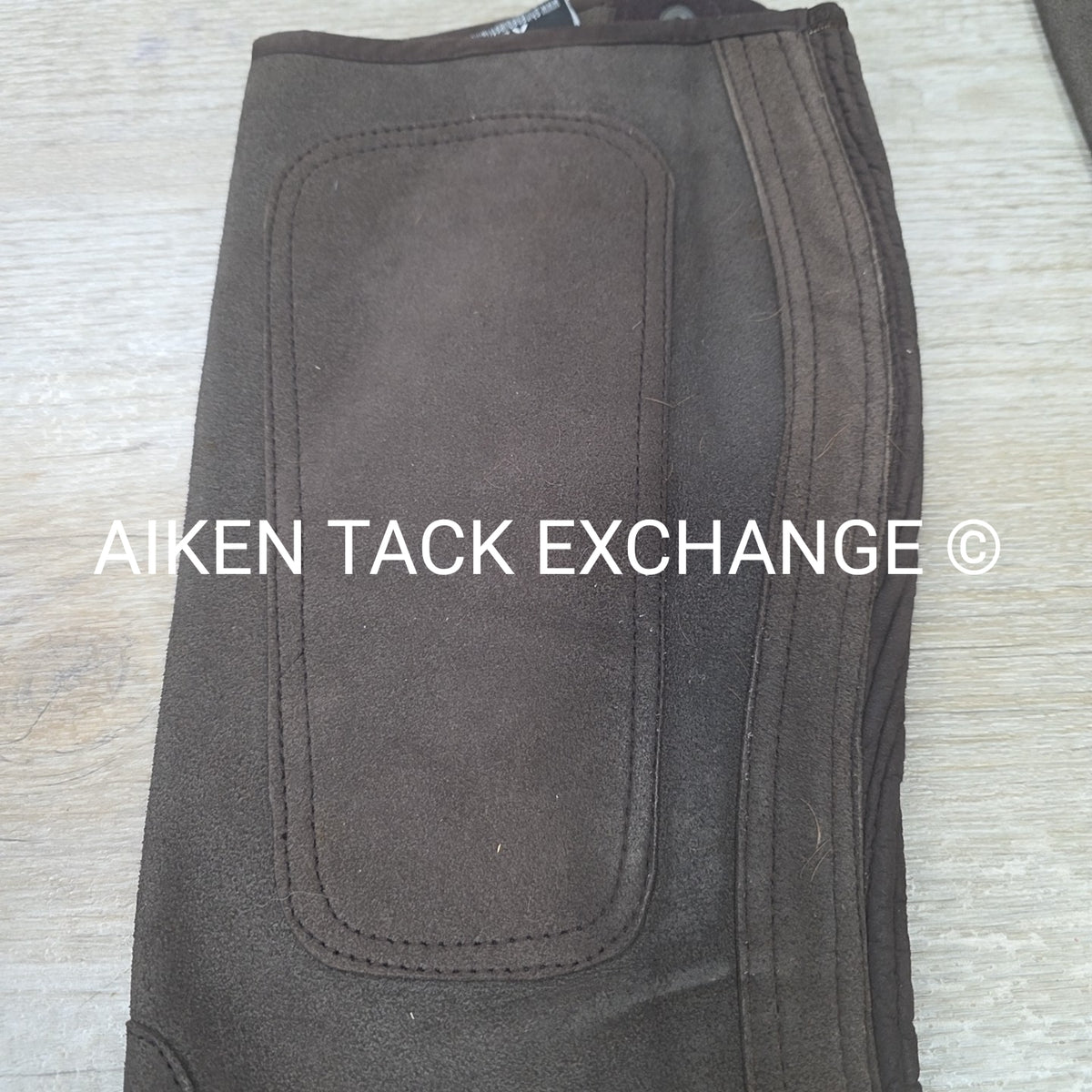 Shires Suede Half Chaps, Brown, Size X-Large