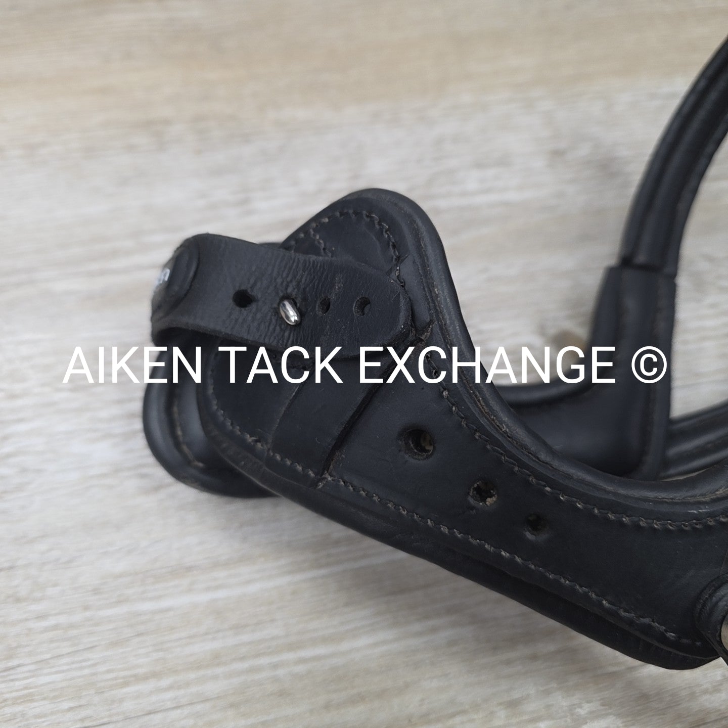 Stubben Freedom Bridle with Leather Grip Reins, Black, Size Full