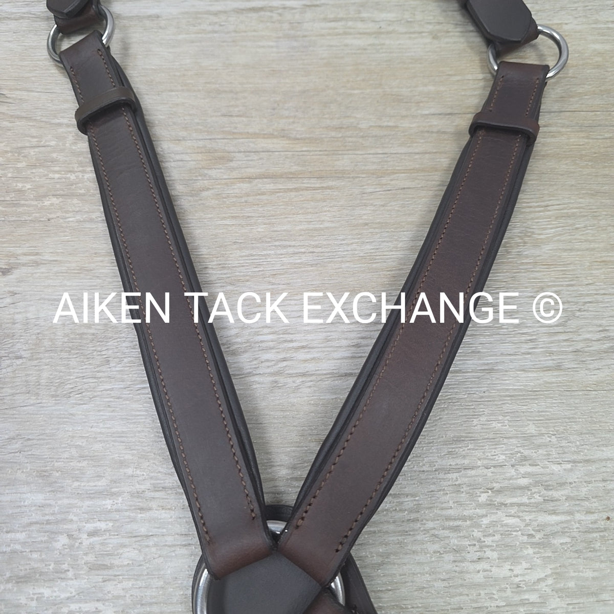 Correct Connect 3 Point Breastplate with Double Neck Strap, Brown, Size Full