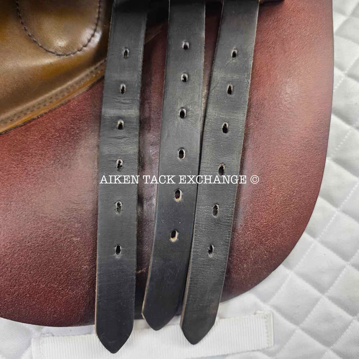 Stubben Edelweiss CS Close Contact Jump Saddle, 17" Seat, 31cm Tree - MW, Wool Flocked Panels