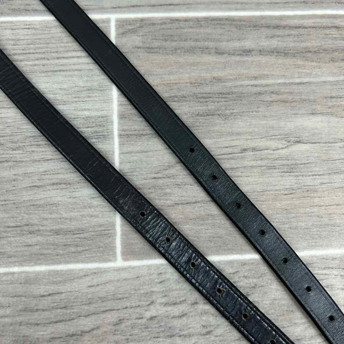 Dover Saddlery Garter Jodphur Straps, Black, Size Medium