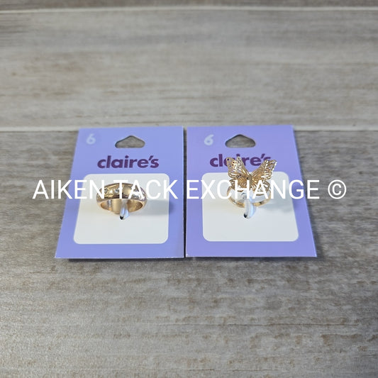 Claire's Rings (2) - Size 6