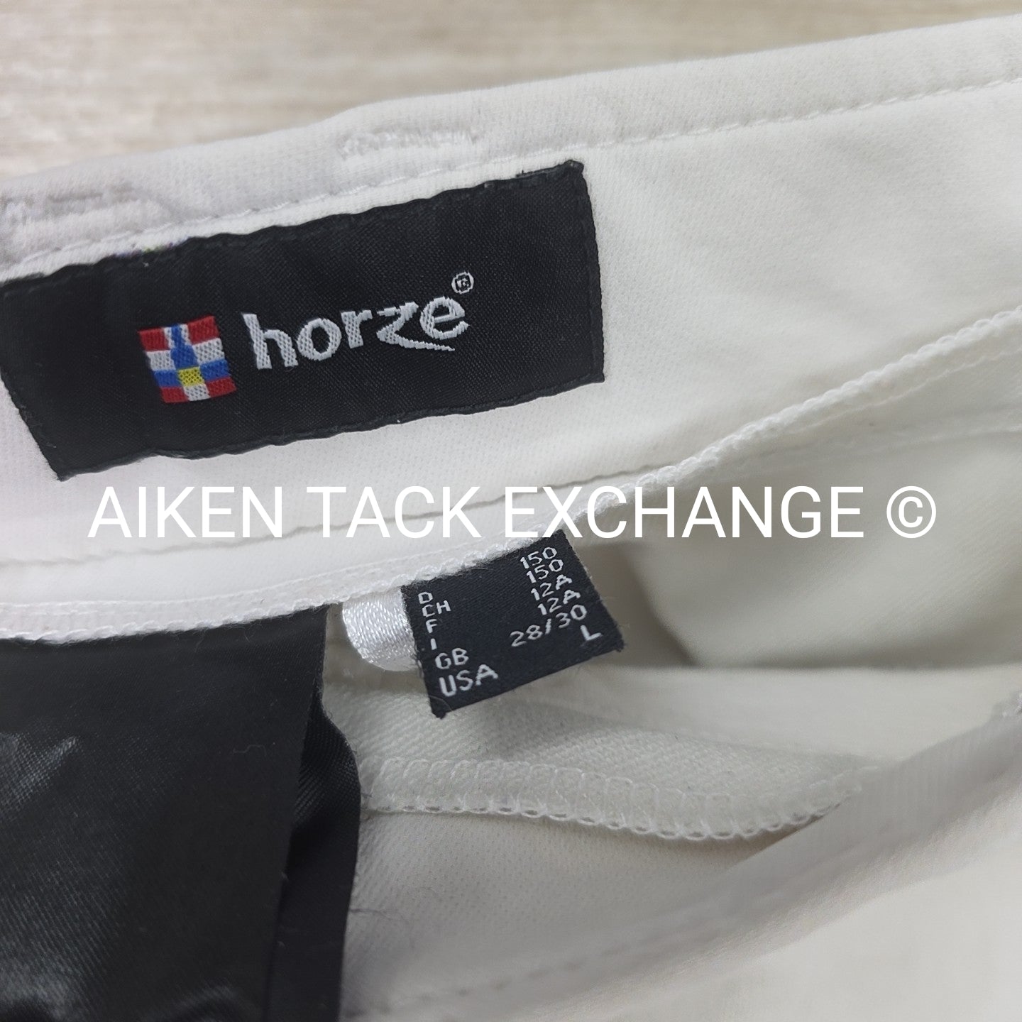 BARGAIN BUNDLE: 2 Horze Silicone Grip Full Seat Breeches, Youth Large