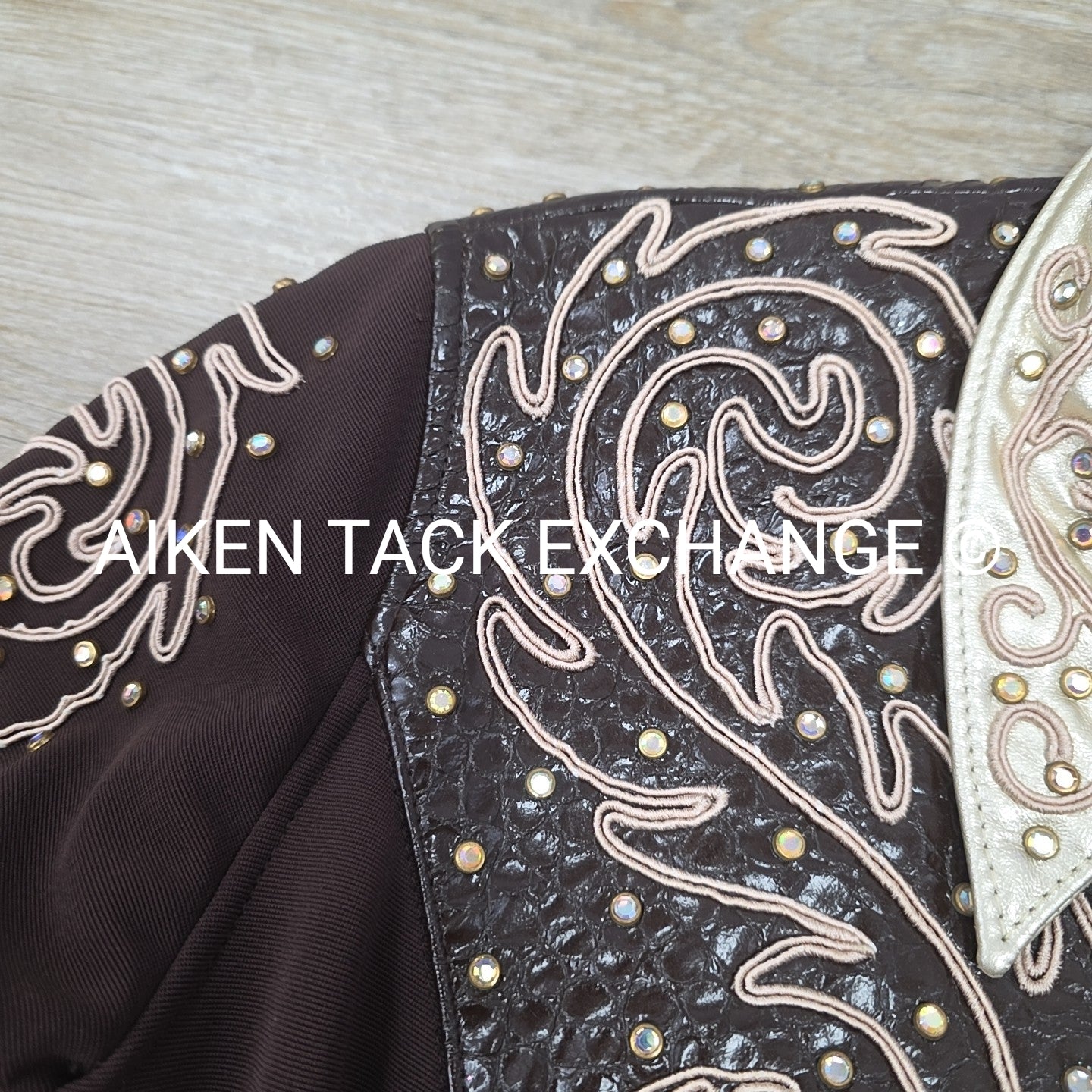 Dazzling Designs Leather Show Shirt & Pants Set, Women's XSmall, XLong